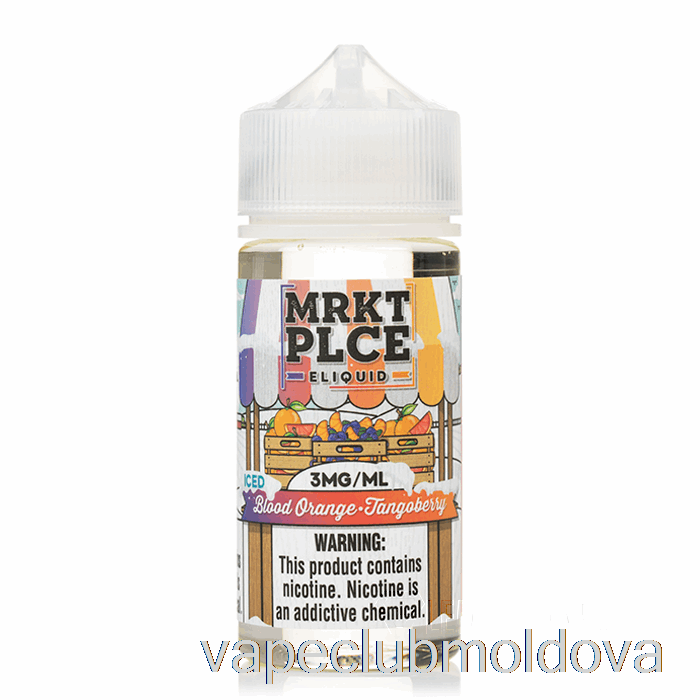 Vape Mod Gheață Portocală Sanguină Tangoberry - Mrkt Plce - 100ml 6mg